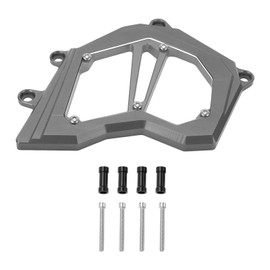 Motorcycle Front Sprocket Cover Chain Guard Protector Aluminum Alloy Replacement for ZX10R 2011‑2017Titanium Color
