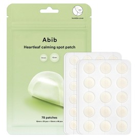 Aviv Houttuynia cordata calming spot patch set 12mm x 30p + 10mm x 48p, 78 pieces, 1 piece / 아비브 어성초 카밍 스팟 패치 세트 12mm x 30p + 10mm x 48p, 78개입, 1개