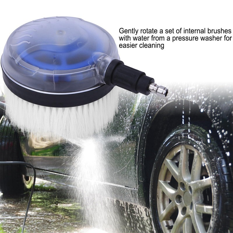 Kuuleyn Rotary Wash Brush,Pressure Washer Brush,360-Degrees Fan Shaped Power Washer