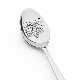 Funny Sister Spoon Gifts for Big Sister Gifts from Little Sister I Love You Gifts for Sister in Law Wedding Gifts for Sisters Friendship Gifts for Girls Cute Unbiological Sister Gifts for Women