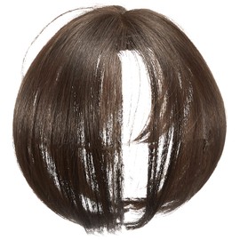 Priscilla TFX-105-TNC Fluffy Hand Planted Whole Bangs Wig, Glam One Len Bangs, Heat Resistant, Natural Color