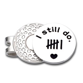 Iron Gifts for 6th Anniversary for Him Her,Golf Ball Marker Hat Clip,6 Year Anniversary Iron Gifts for Men Husband,6 Year Iron Golf Decor for Golf Lover,Happy Anniversary Iron Gift for Valentines