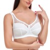 Ayigedu UK Plus Size Minimiser Bra Women Non-Wired Non-Padded Full