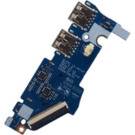 Deal4GO - Tarjeta SD con botón de encendido, tarjeta E/S USB, 5C50S24930 LS-H211P, repuesto para Lenovo Ideapad S340-14 S340-14IWL S340-14API, color verde
