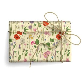 Kartos Summer Flowers Wrapping Paper,Folded