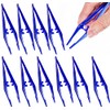 First Aid Tweezers, Plastic Tweezers, Disposable Forceps for Medical, Crafts,