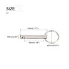 METALLIXITY 4pcs 6mmx45mm Quick Release Pins Carbon Steel Pull Pins