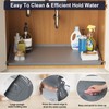Under Sink Mat - 37" x 22" Waterproof Kitchen Cabinet