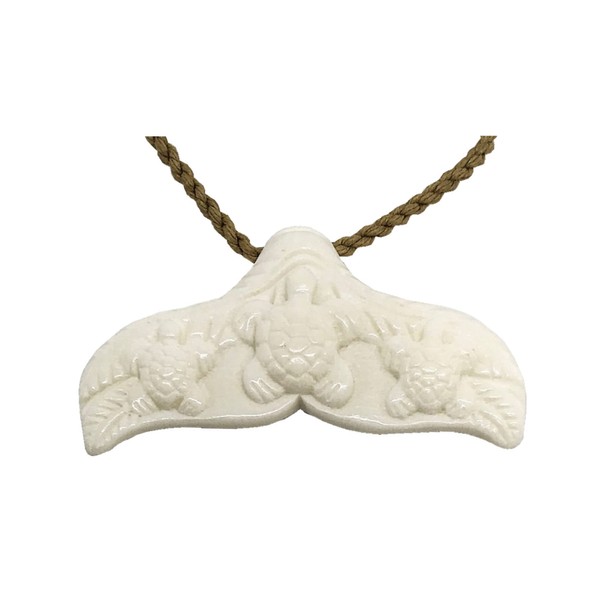 Zero Gravity Hawaii Hawaiian Jewelry Hand Carved Buffalo Bone Whale