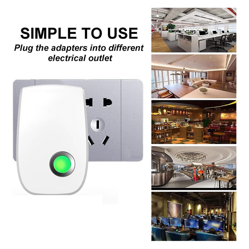 3Pcs Energy Saving Device PC Leakage Protection Fire Resistant Power