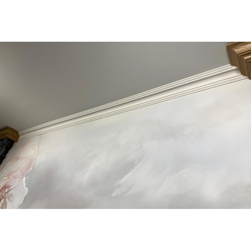 MARBET DESIGN Stucco Moulding Moulding XPS Polystyrene White - Ceiling