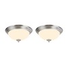 Aspen Creative 63018-12A LED Flush Mount Ceiling Light Fixture, Transitional