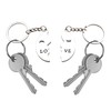 Duo Keyring Love Soul Cufflinks Magnetic and Removable, Romantic Gift