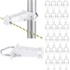 Tondiamo 24 Pcs Tube Post Insulator, Electric Fence T Post