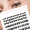 Obeyalash (Canna-WL016) Individual Eyelashes, 84 Pieces, Cluster Lashes, C Curl,
