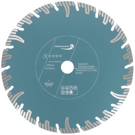 PRODIAMANT Professional Diamond Cutting Disc Granite Super Speed Cut 230 mm x 22.2 mm Diamond Cutting Disc