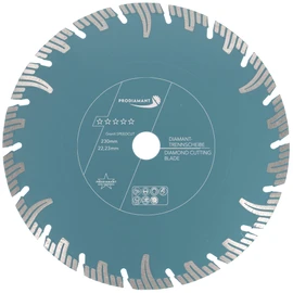 PRODIAMANT Professional Diamond Cutting Disc Granite Super Speed Cut 230 mm x 22.2 mm Diamond Cutting Disc