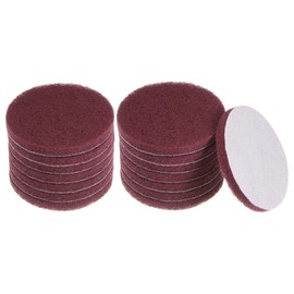 HARFINGTON 15pcs Drill Power Brush 4 Inch Tile Scrubber Scouring Pads 800 Grit for Bathroom Kitchen Household Cleaning