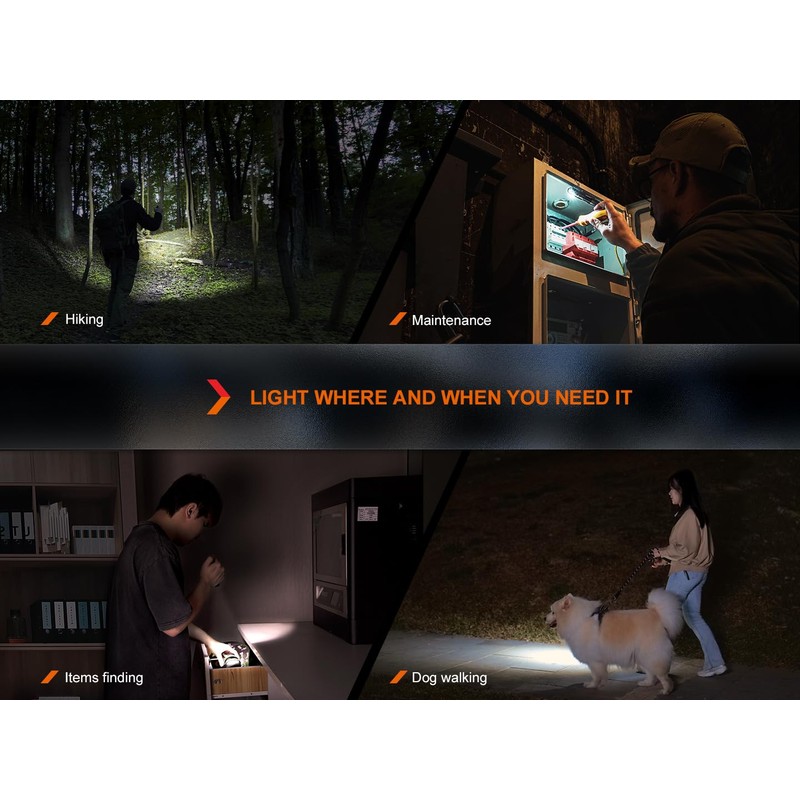 FENIX LD12R LED 14500 Torch with Side Light