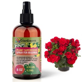 𝐁𝐄𝐒𝐓𝐒𝐄𝐋𝐋𝐄𝐑 Plant Superfood for Begonia Plants with B1 Vitamin, Glucose and Essential Minerals - Organic Plant Food Fertilizer for Indoor & Outdoor Begonia Plant Care - 8oz