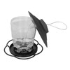 Bird Feeder 1L Durable ABS Easy Filling Transparent Container Portable