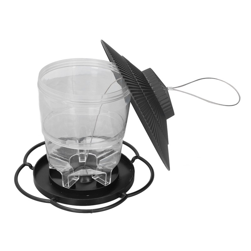Bird Feeder 1L Durable ABS Easy Filling Transparent Container Portable