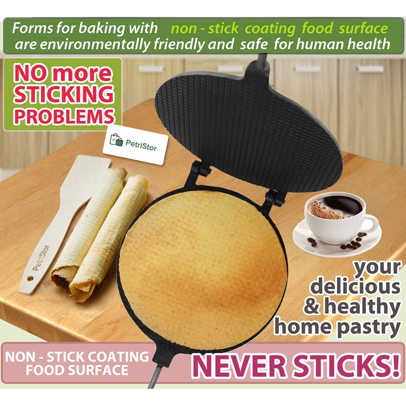 Waffle Maker round form Non-stick - Waffle Cone Maker -