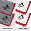 Fox Trot Large Microfiber Polishing Cloths (4 Pack White |