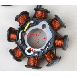 FANCY SCOOTERS 50cc Stator / MAGNETO - 3 wire 8 coil ~ GY6 engine - DC STATOR