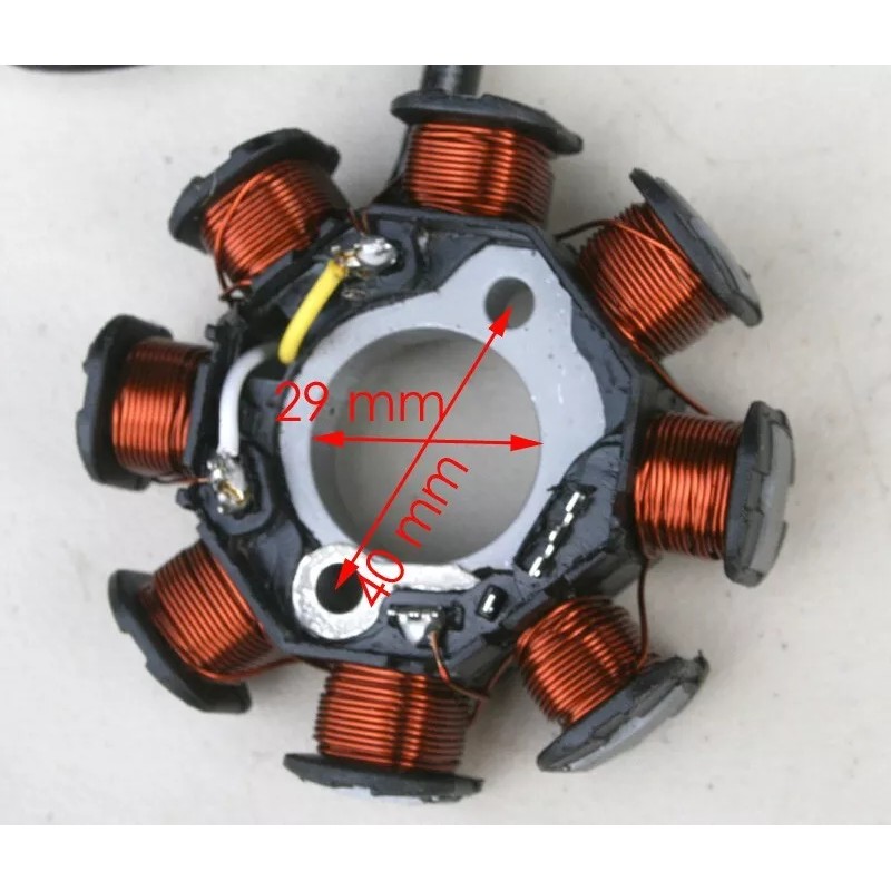 FANCY SCOOTERS 50cc Stator / MAGNETO - 3 wire 8