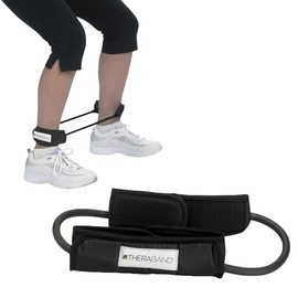 THERABAND Professional Latex Resistance Tubing with Handles For Upper-Body Exercise, Rehab and Conditioning