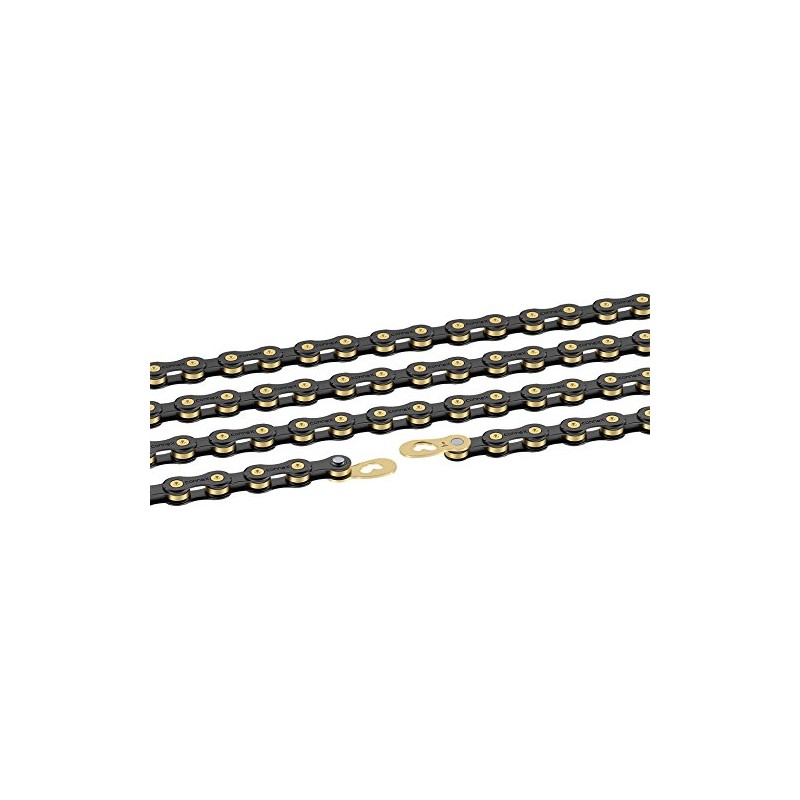 Schaltungskette Wippermann Connex 9SB 114 Gl. 9-f. schwarz-gold, conneX link