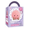 Amusing Lovables Häkelset Fleur Macaron: Anleitung, Chenillegarn, Häkelnadel, Füllwatte, Sicherheitsaugen,