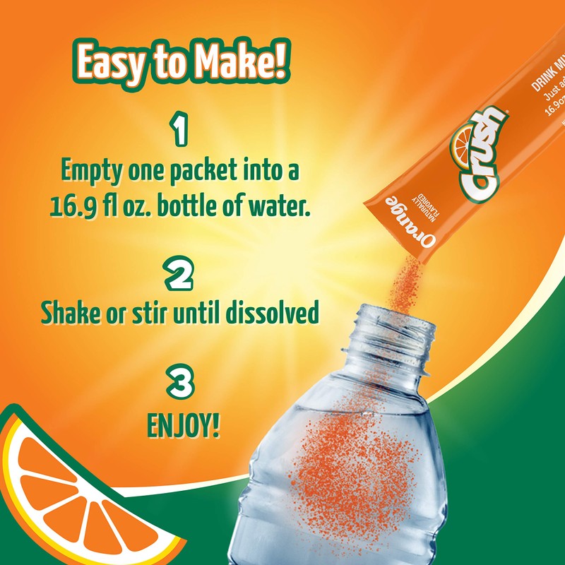 Crush- Powder Drink Mix - Sugar Free & Delicious (Summer