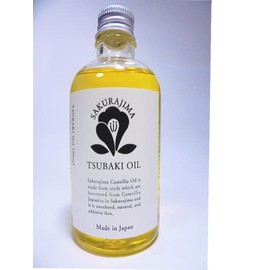Camellia Oil 3.4 fl oz (100 ml), Made in Sakurajima, Kagoshima Prefect