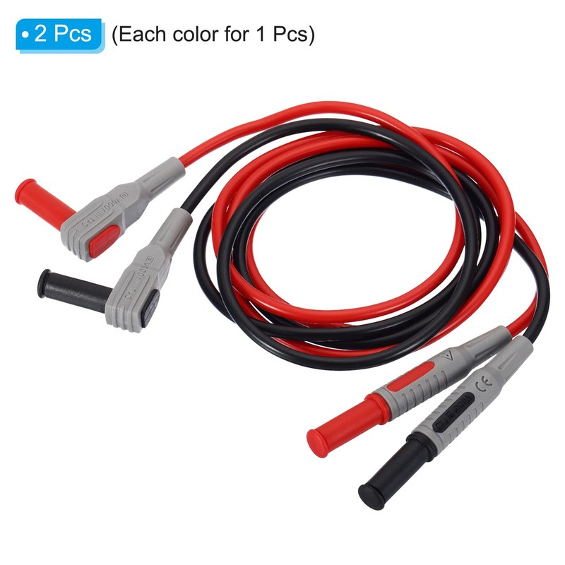 PATIKIL Multimeter Test Lead Set, 1000V/15A 4mm Banana Plug Male