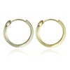 SHINYTE CATALINE 14K Gold Plated Hoop Earrings for Women,Women's Huggie