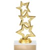 Crown Awards Star Trophies - 5" Three Star Recognition Trophies