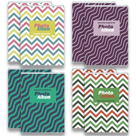 NICKANG Small Photo Albums 4x6 | 8 Pack | Hold 36 Photos Each | 4x6 Mini Photo Albums, Picture Albums 4x6, Photo Album Book 4x6, Picture Book. (Wave)