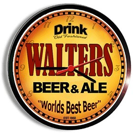Goldenoldiesclocks Walters Beer and ale Cerveza Wall Clock