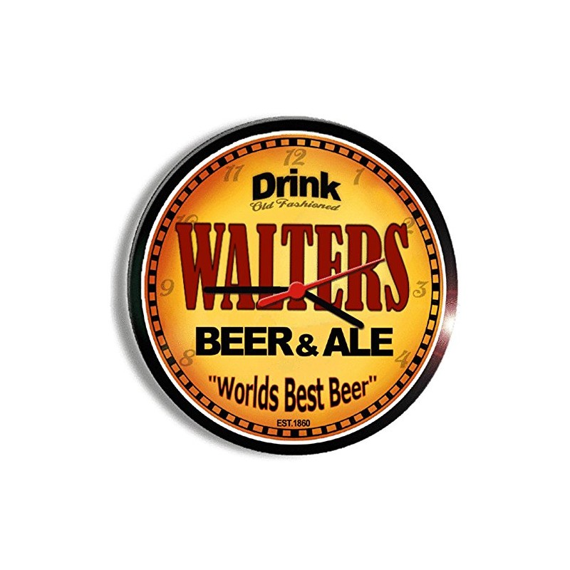 Goldenoldiesclocks Walters Beer and ale Cerveza Wall Clock