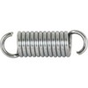 Prime-Line SP 9613 Extension Spring, Spring Steel Construction, Nickel-Plated Finish,