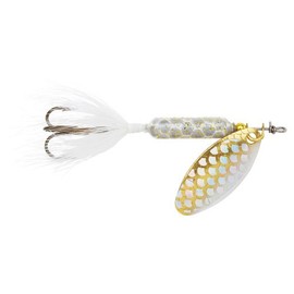YAKIMA BAIT Wordens Original Rooster Tail Spinner Lure, Strobe White, 1/8-Ounce