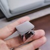 LukLoy Glass Shelf Clamp, Brass No-drill-on-glass Fixed Glass Clip Holder