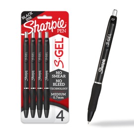 Sharpie de gel, 0.028 pulgadas, color negro                                                                                                           