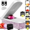 LHS Multifunctional Food Chopper - 10 in 1 Veggie Slicer,