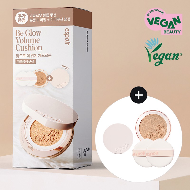 espoir [SET] espoir Be Glow Volume Cushion 13g*2 + Cheek