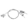 PATIKIL Ceiling Hanging Wire Cable Kit, 4 Set Lights Panel
