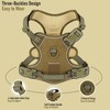 Adjustable No-Pull Reflective Soft Inescapable Dog Vest Harness for Big