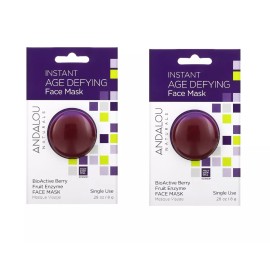 Andalou Naturals Instant Age Defying Mask, Face Mask (2 Pack)